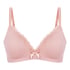 Biustonosz usztywniany bez fiszbin Lola, R&oacute;żowy