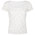 Koszulka Piżamowa Daisy Pointelle, Biały