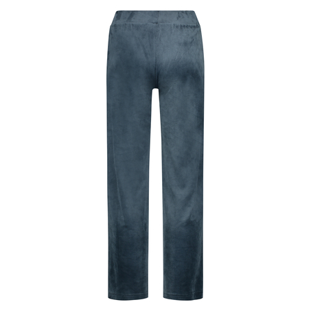 Velours Pyjama Bottoms, Niebieski