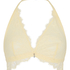 Biustonosz Bralette Halter Longline Prina z Koronki, Ż&oacute;łty
