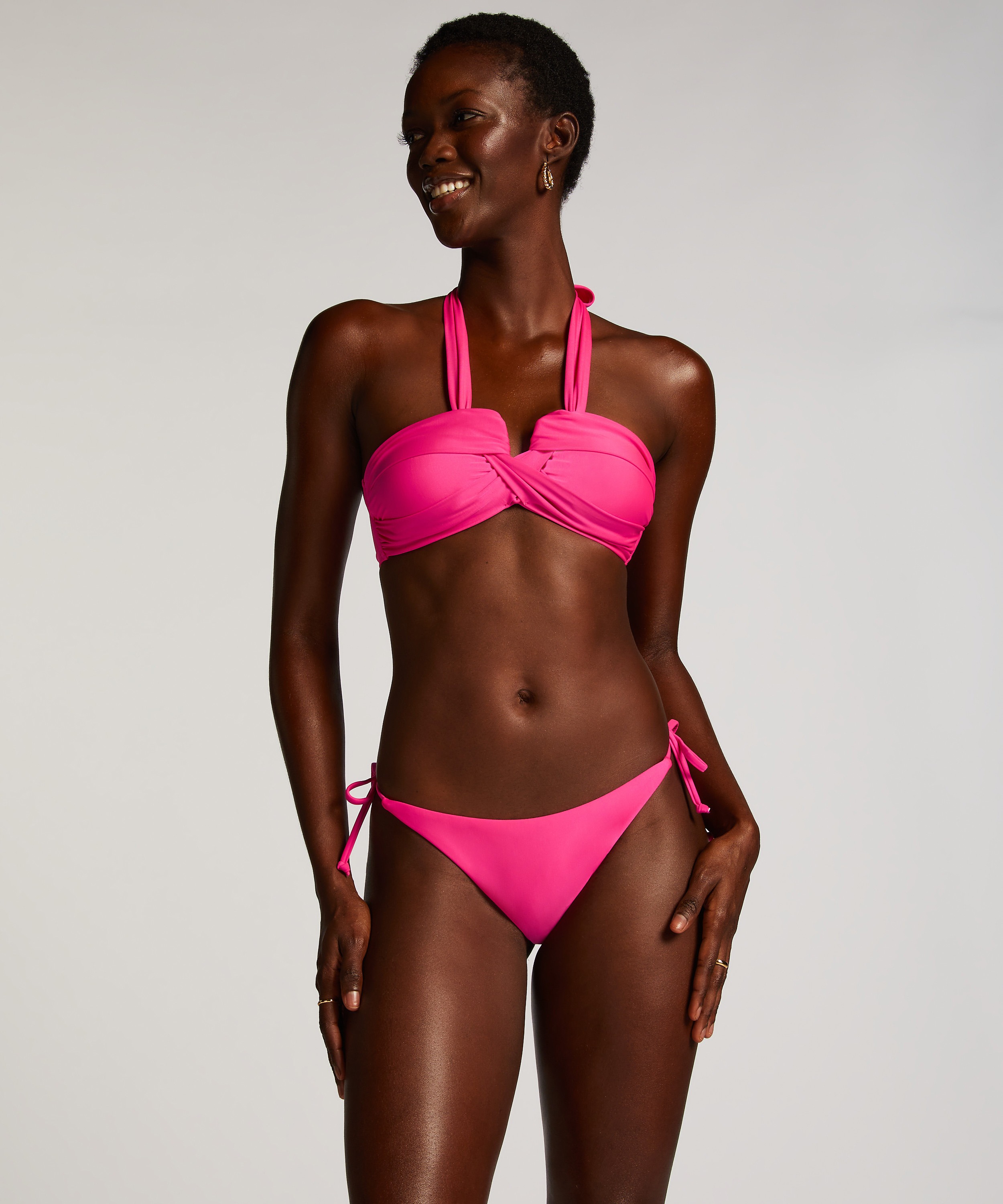 Majtki Bikini Stringi Naples, R&oacute;żowy, main