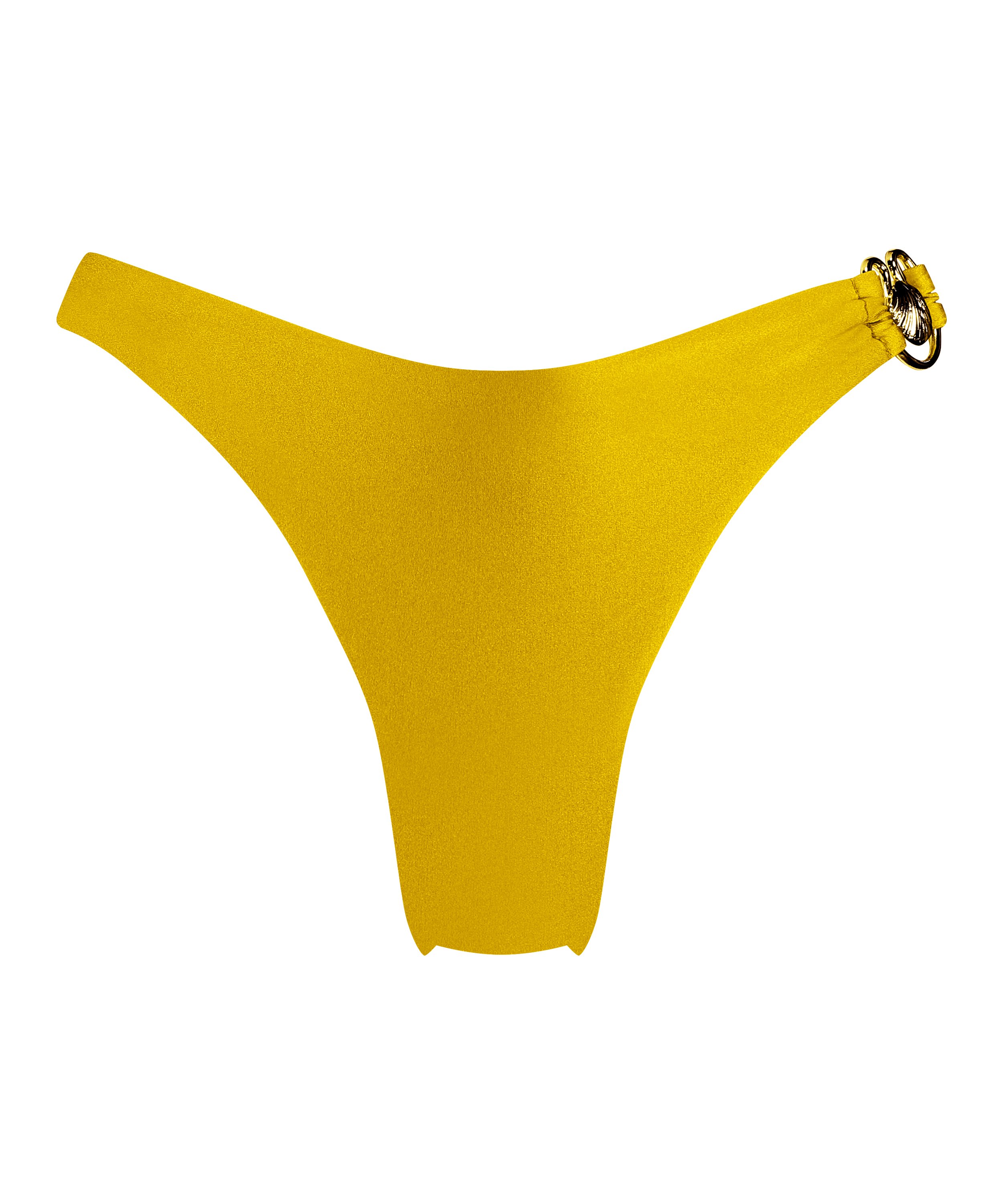 Majtki Bikini Wysoko Krojona Nice, Żółty, main