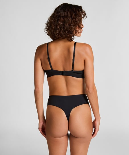 Biustonosz usztywniany bez fiszbin Sophie, Czarny