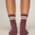 Skarpety Lurex Stripe, Fioletowy