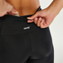 Legginsy sportowe z wysokim stanem HKMX Shine On, Czarny
