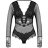 Body z fiszbinami Julia Lucy Hale, Czarny