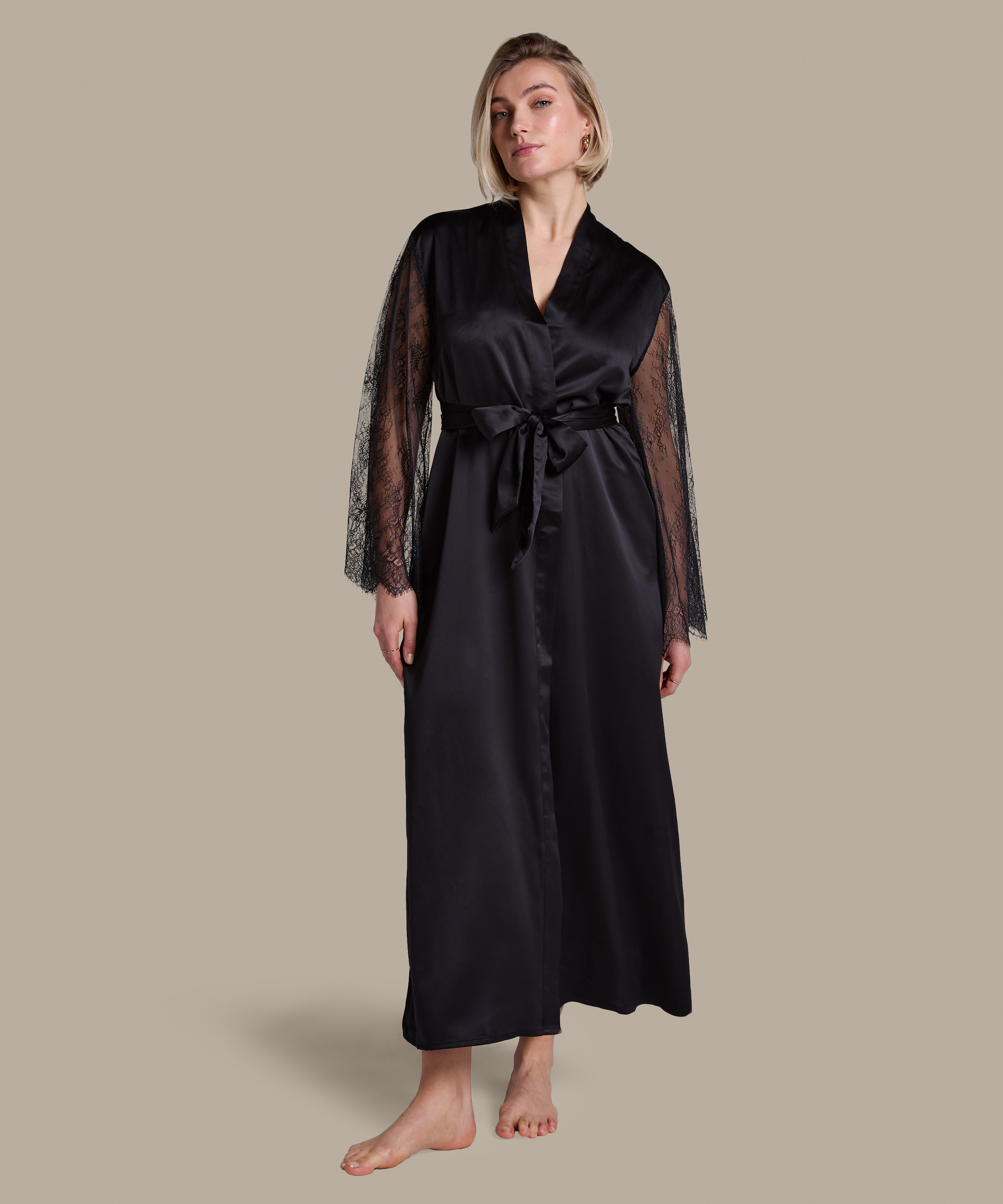 Kimono Camille, Czarny, main