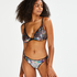 Pride triangle bikini top, Czarny