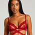 Biustonosz bralette Pleasure, Czerwony