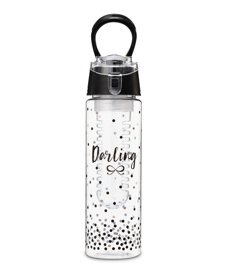 Branded Water bottle, Czarny