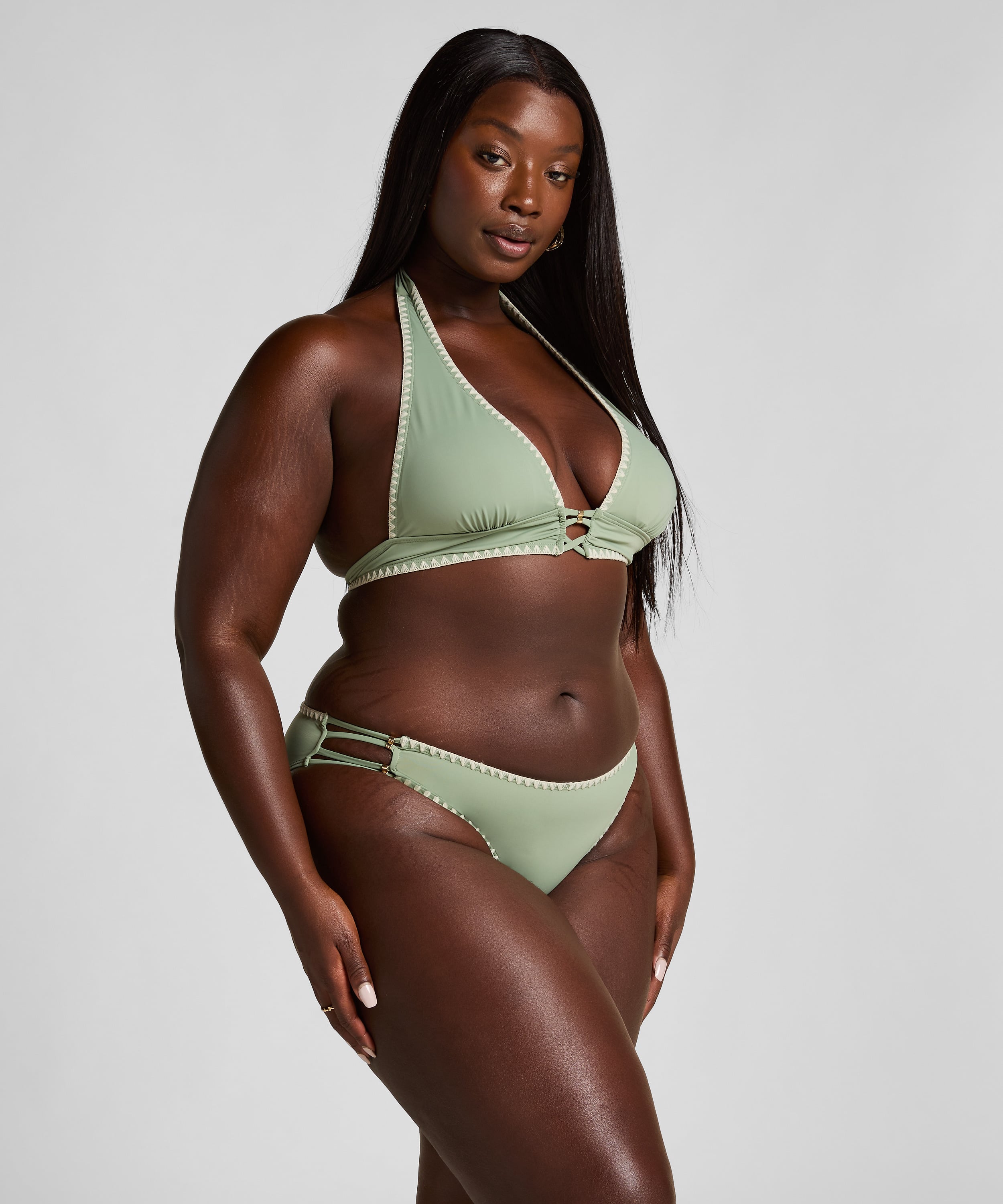 Top od bikini Joburg Triangle, Zielony, main