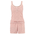 Ditsey rib jersey PJ short set, R&oacute;żowy