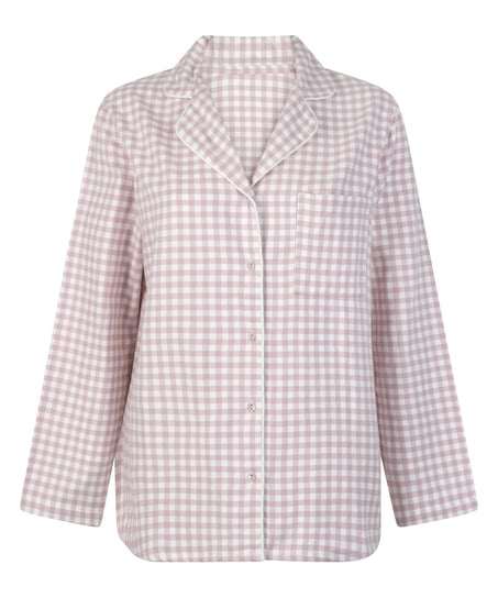 Top piżamowy Flanel Essentials, Fioletowy