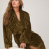 Szlafrok Jacqueared Fleece, Zielony