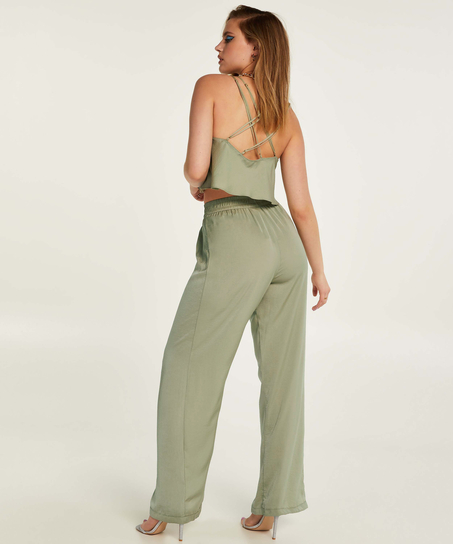 Airspun koszulka na ramiączkach Kim Petras, Zielony