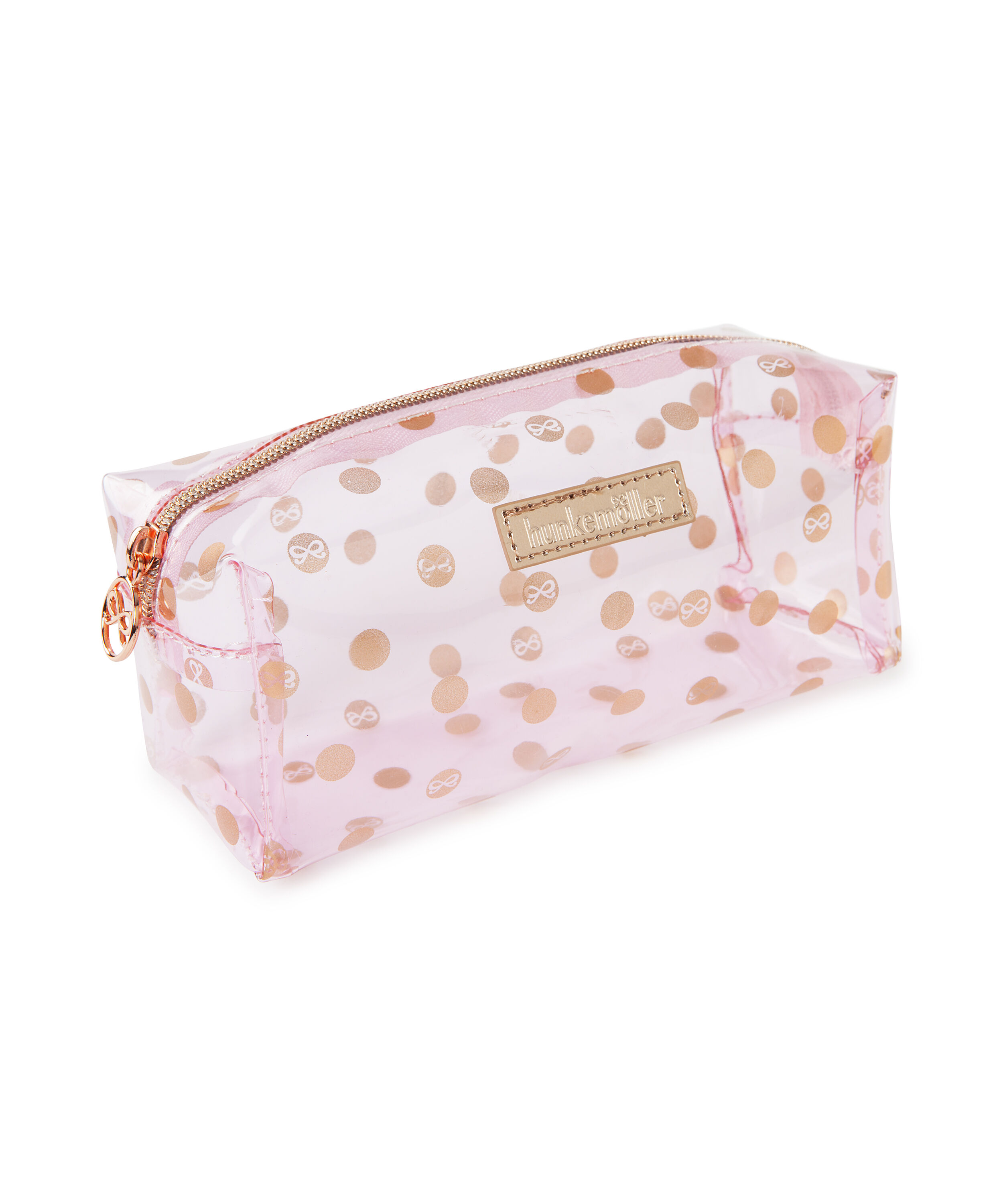 Dotted Make-Up Bag, R&oacute;żowy