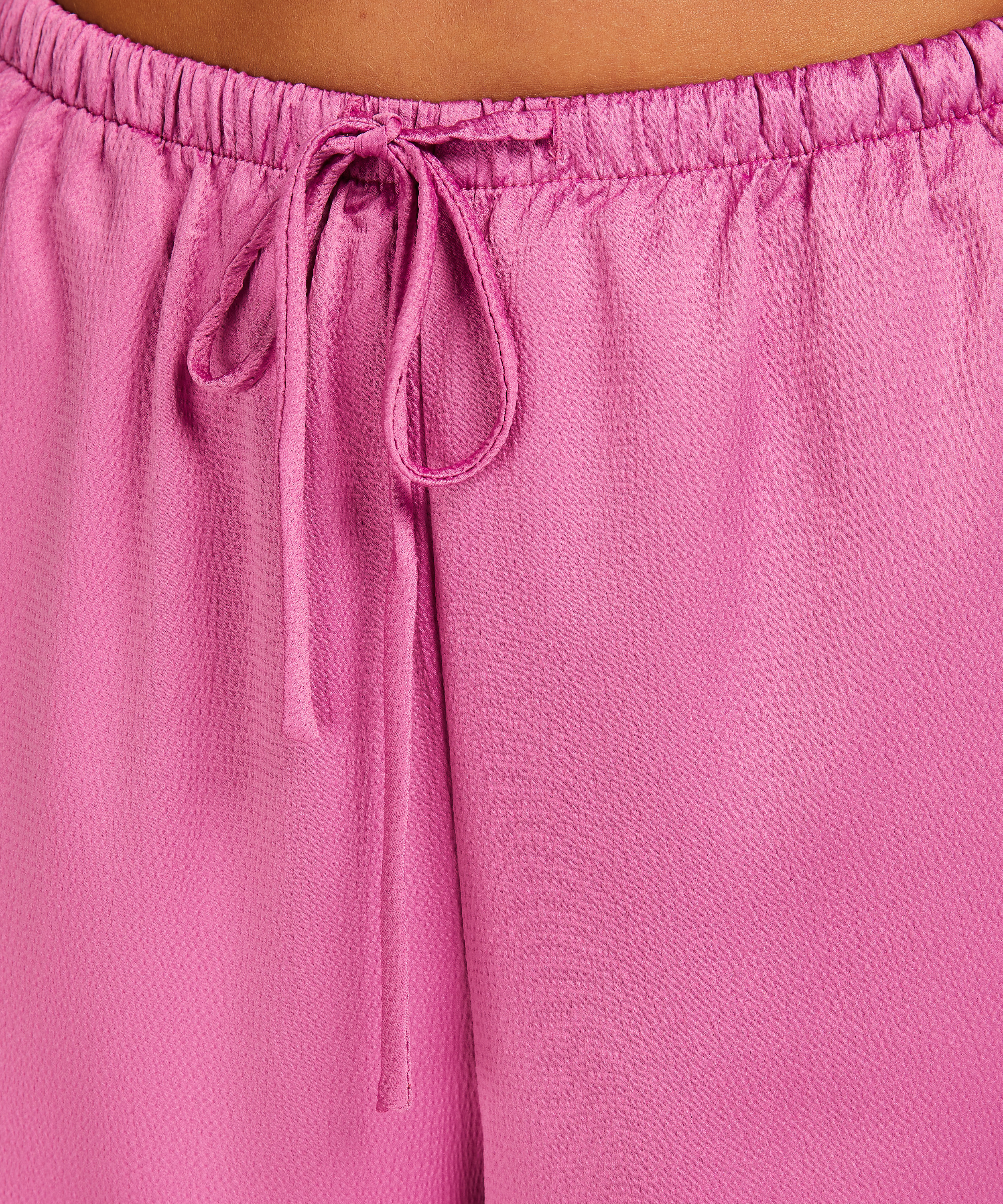 Spodnie z satyny, Fioletowy, main