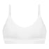 Tr&oacute;jkątny biustonosz bralette Dide, Biały