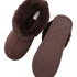 Kapcie Boot Faux Suede, Brązowy