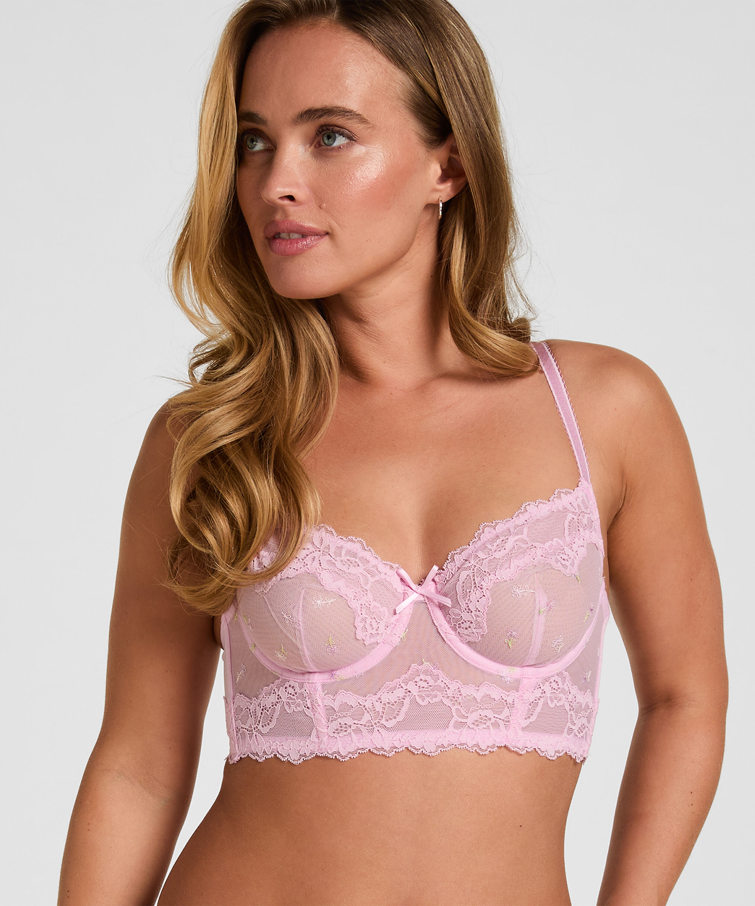 Biustonosz Push-Up Camellia, R&oacute;żowy
