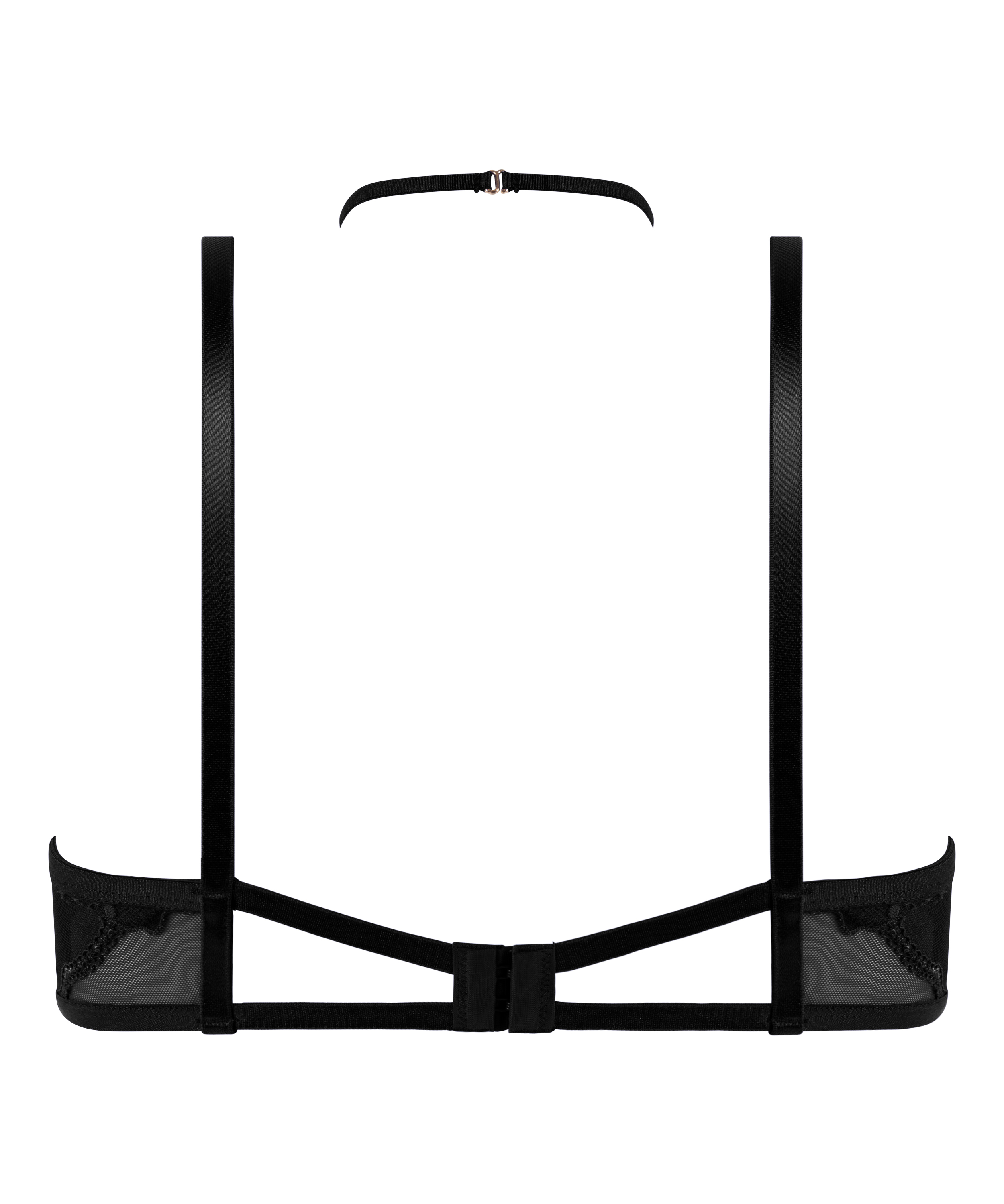 Nieusztywniany biustonosz z fiszbinami Amari, Czarny, main