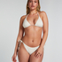 Majtki Bikini Wysoko Krojona Cozumel, Biały