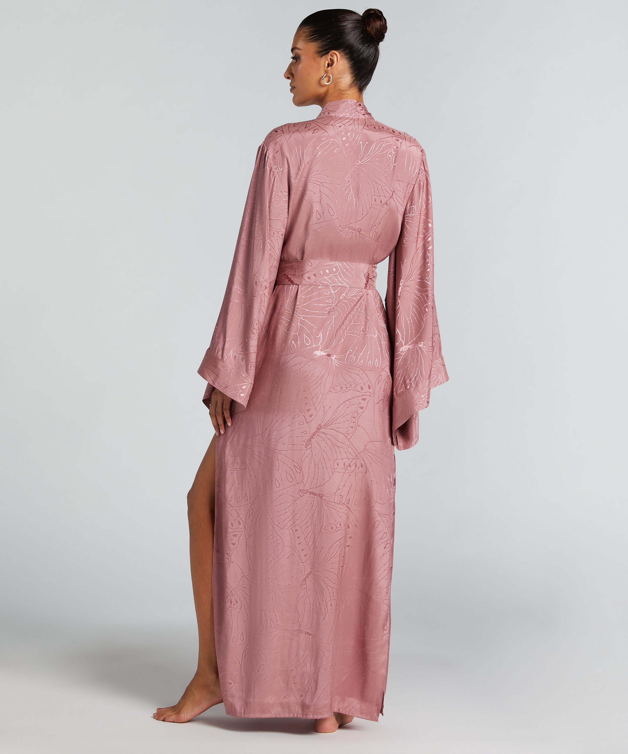 Długie kimono, Różowy, main