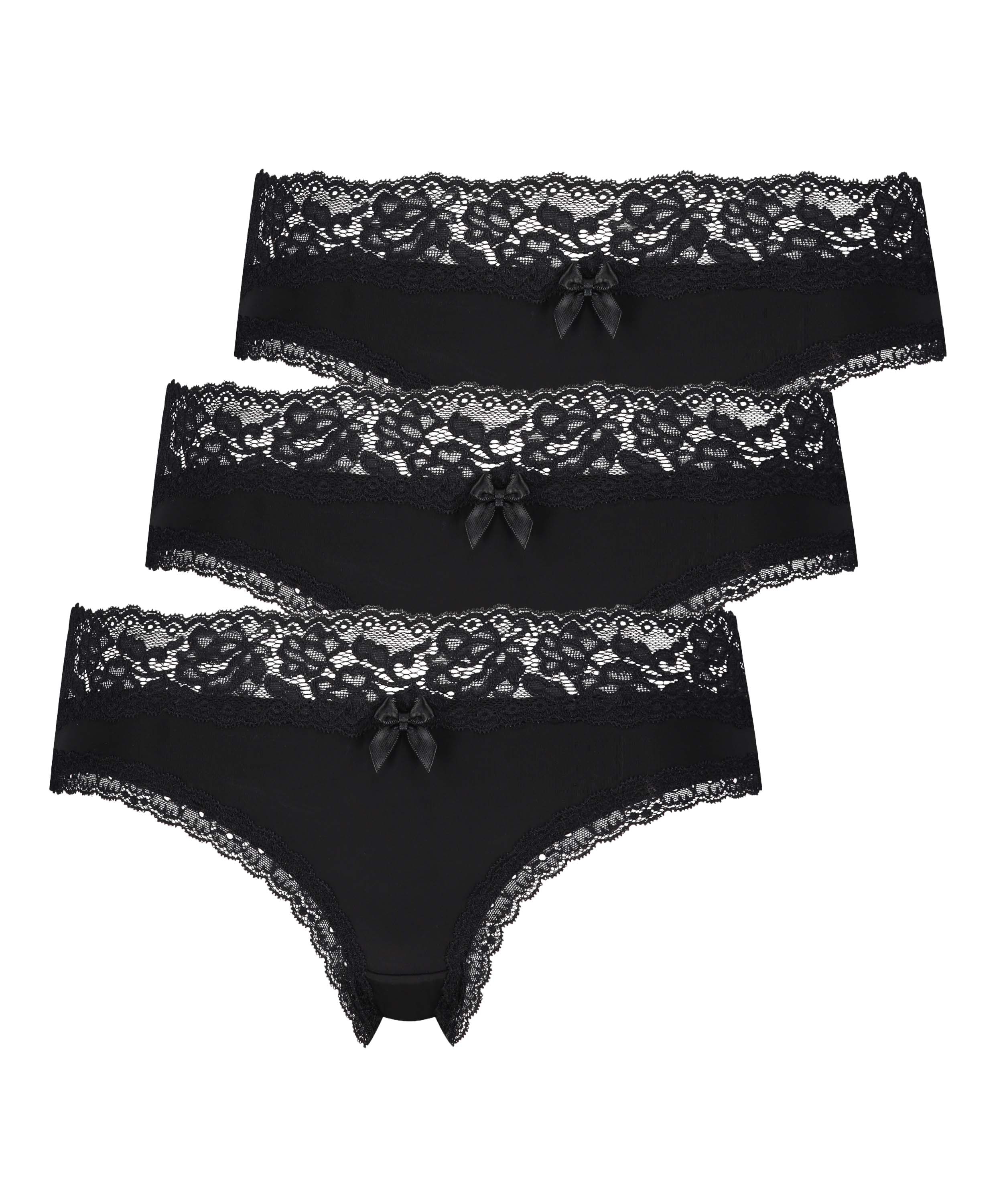 3-pack Dakota brasilian short, Czarny, main