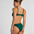 Figi Bikini Azua Highleg, Zielony