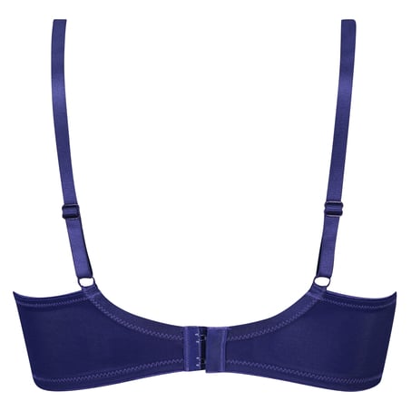 Nealie Non-Padded Underwired Minimizer Bra, Niebieski