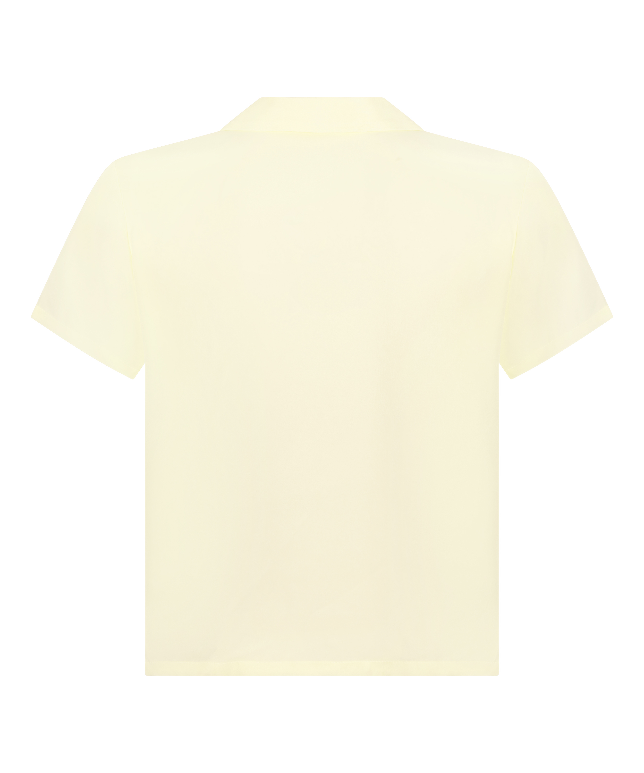 Satynowa narzutka Peppers z kr&oacute;tkim rękawem, Ż&oacute;łty, main