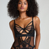 Biustonosz bustier Amari, Czarny