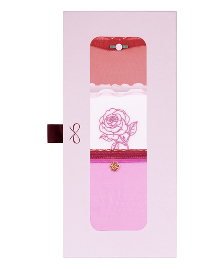 Zestaw prezentowy na Walentynki ze stringami, Czerwony