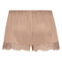 Scallop Lace silk pyjama shorts, Różowy