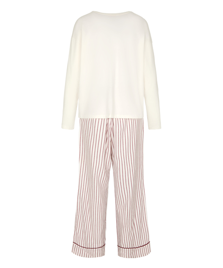 Pyjama Set Viscose, Biały