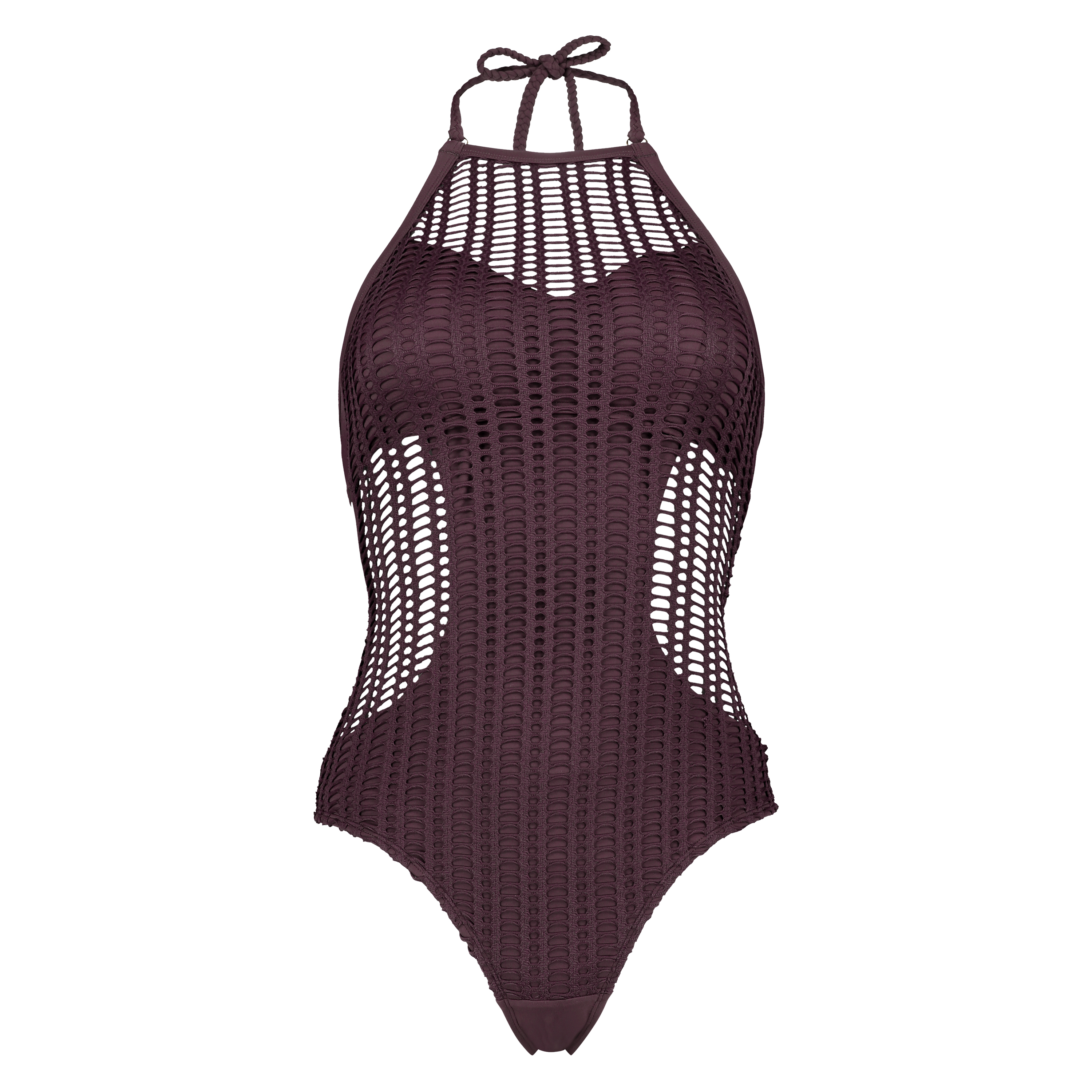 Borneo Mesh Swimsuit, Fioletowy, main
