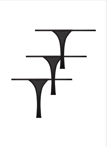 3-pak Stringi Maxime, Czarny