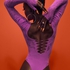 Koronkowe body Nyakim, Fioletowy