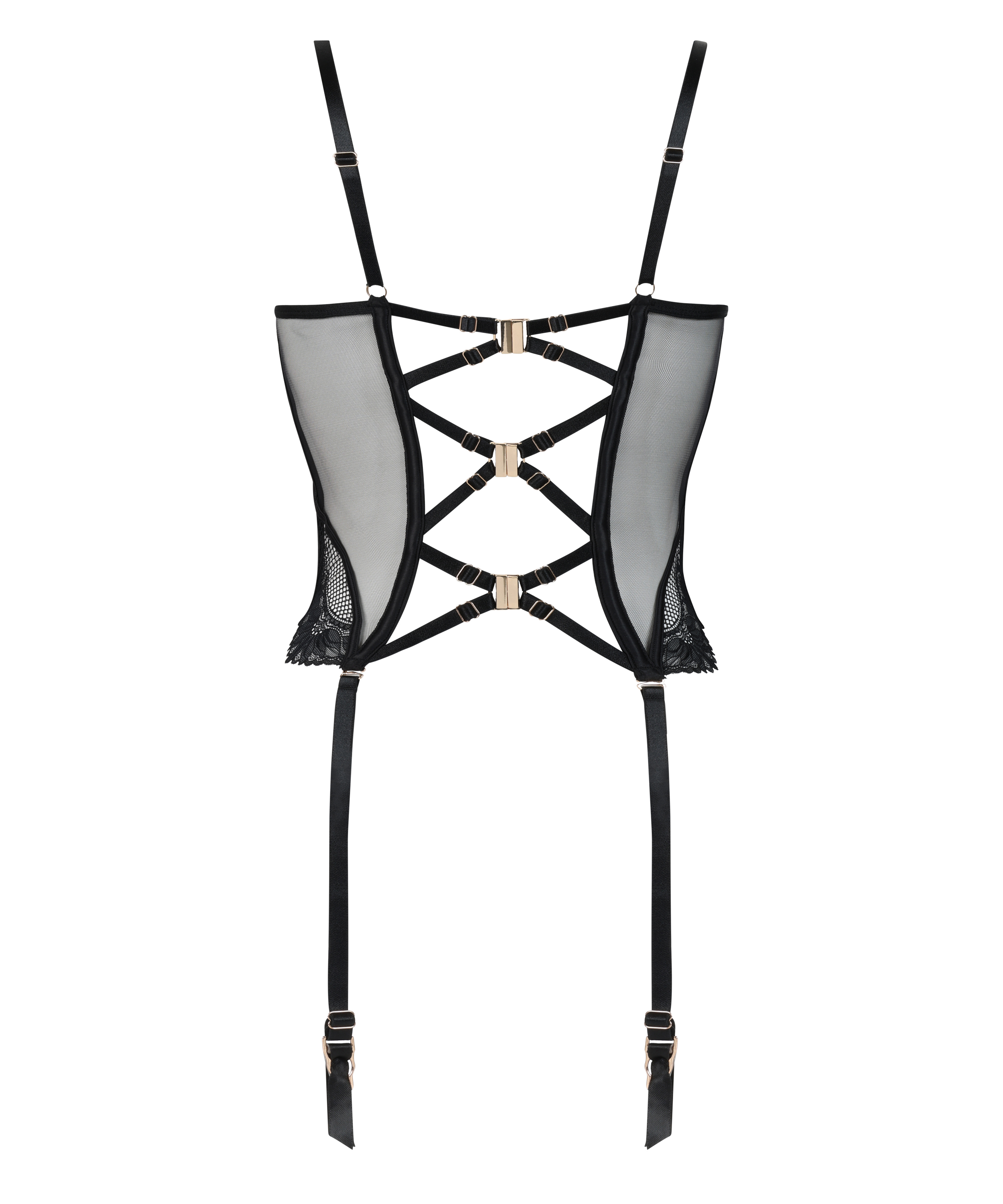 Gorset Belladonna, Czarny, main