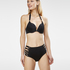 Boho Chick Padded Push-Up Bikini Top, Czarny