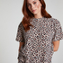 Brushed Jersey Top, Beżowy