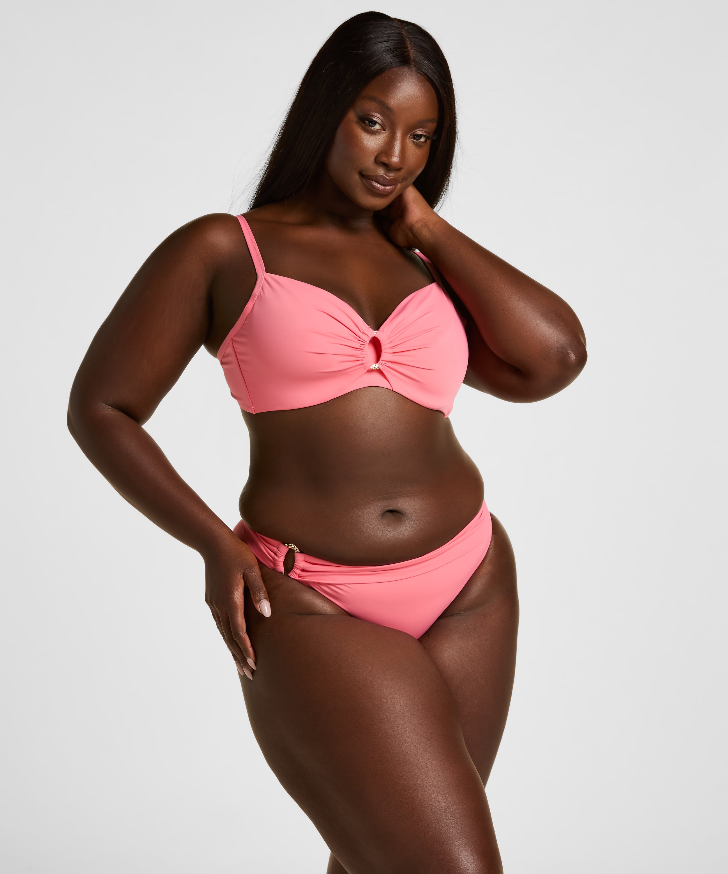 D&oacute;ł od bikini Luxe, R&oacute;żowy, main