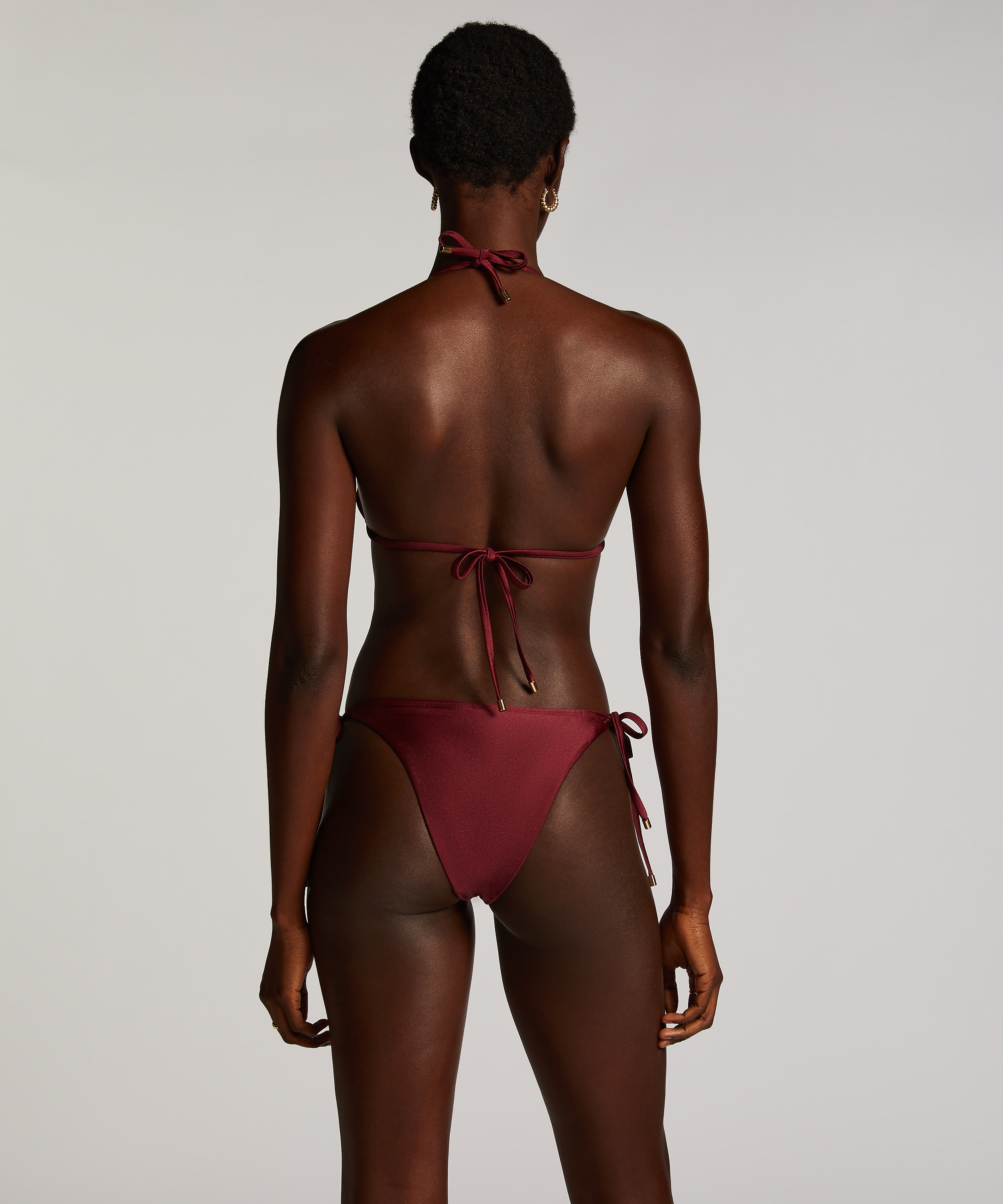 Majtki Bikini Wysoko Krojona Yucatan, Czerwony, main