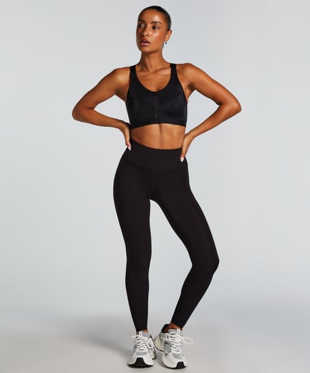 Biustonosz sportowy HKMX All Star Level 3, Czarny