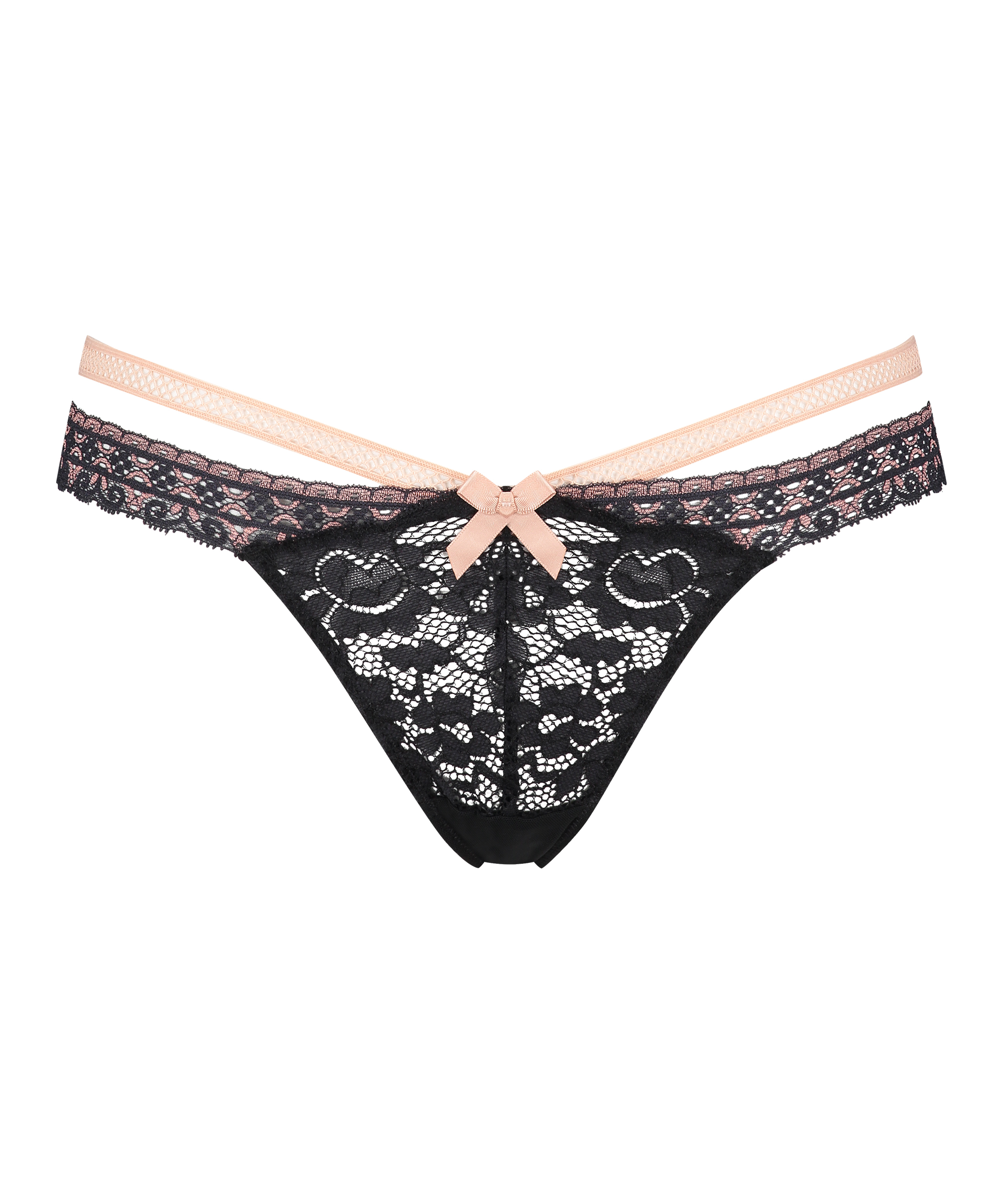 Stringi Martha o bardzo niskim stanie, Czarny, main