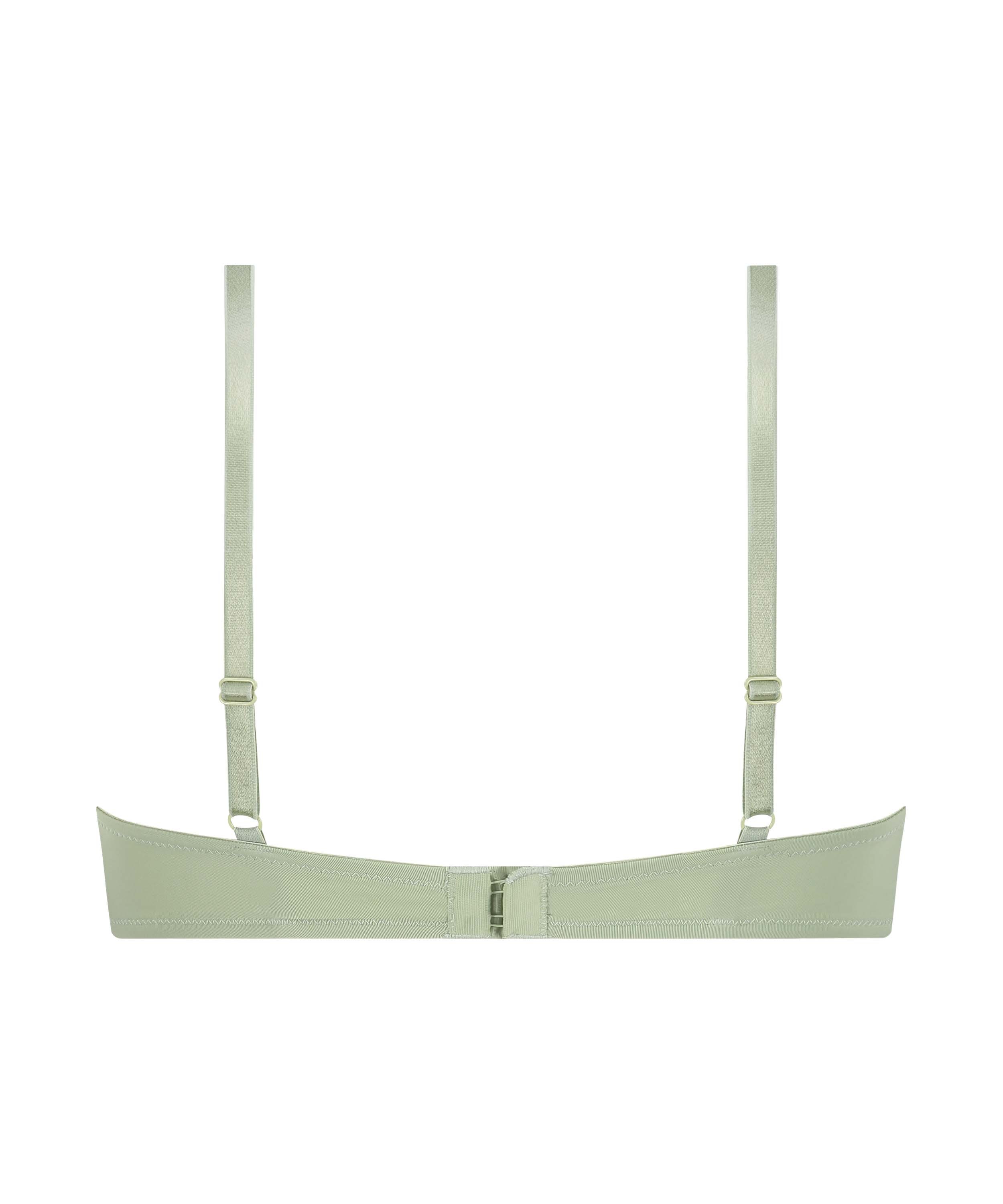 Biustonosz usztywniany z fiszbinami Plunge, Zielony, main