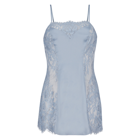 Jennifer Slip Dress, Niebieski