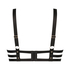 Usztywniony biustonosz push-up z fiszbinami Shadow, Czarny