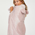 Cosy Bear Throw, Fioletowy