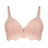 Sabina padded longline non-wired bra, R&oacute;żowy